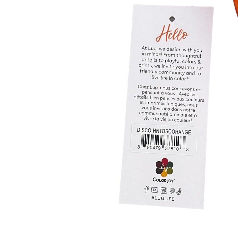 Lug Haunted Squares Orange Disco Pouch Halloween - Picture 3 of 8